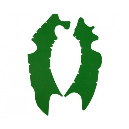 PROTEÇÕES DE CHASSIS GOMA DE BORRACHA VIBRAM KAWASAKI KX-F 450 2013 - 2019 - VERDE